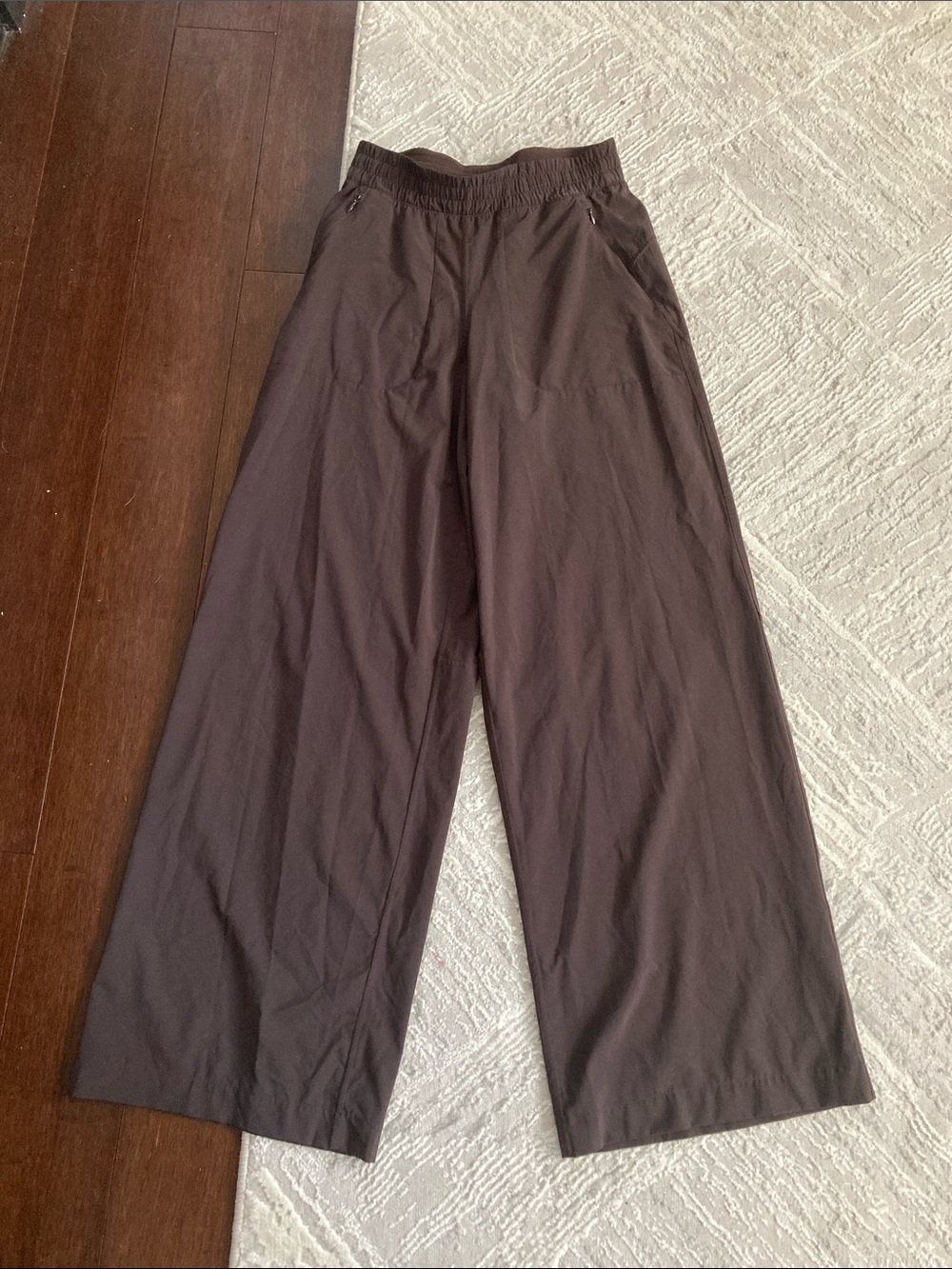 lululemon athletica Dark Brown Wide-Leg Pull-On Pants